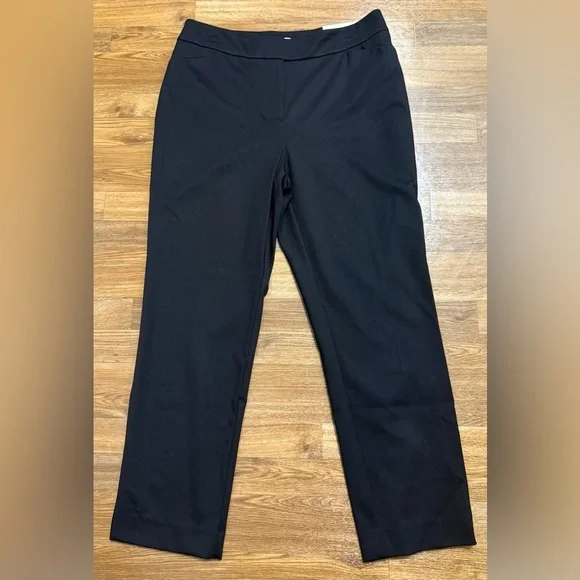 NWT Chico’s black slim fit pants dress, casual, work pants size 8 - Picture 1 of 11